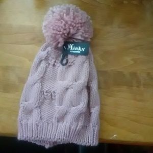 Cute baby pink beanie